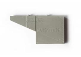Вентиляционная коробочка универсальная VENTEK (темно-серый)